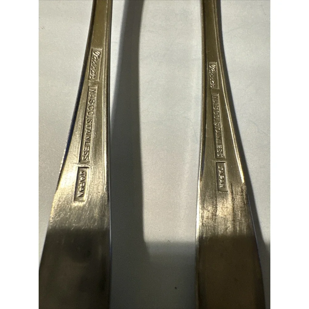 Nasco‎ VASSAR Stainless Steel Flatware Japan 5 Serving Pieces